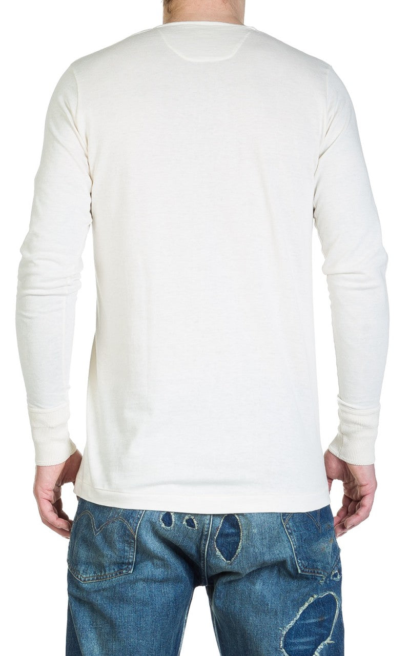 Merz b. Schwanen 102 Longsleeve Henley Nature
