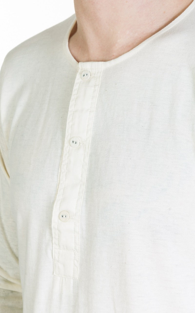 Merz b. Schwanen 102 Longsleeve Henley Nature