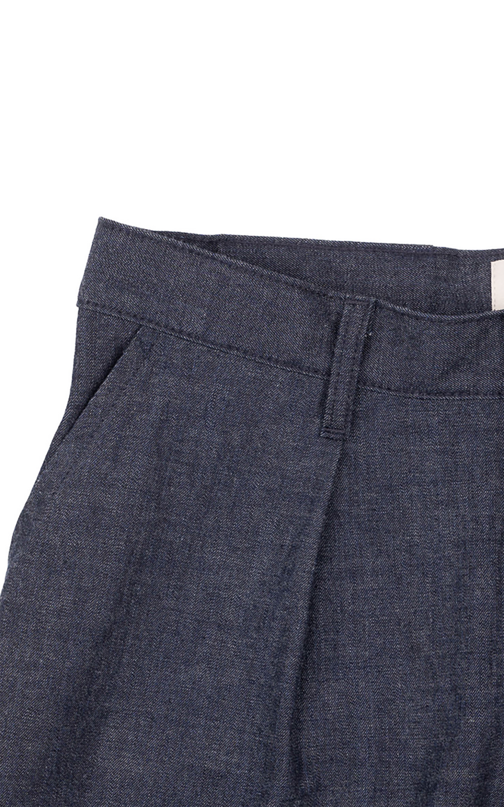 Naked & Famous Denim Pleated Trouser Rinsed Denim Indigo 10oz