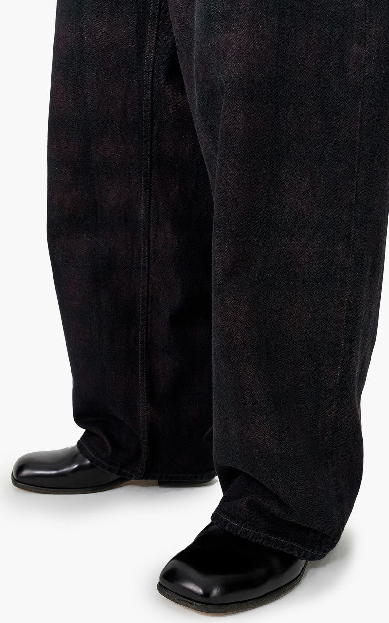 Our Legacy Vast Cut Jeans Overdyed Big Lumberjack Print