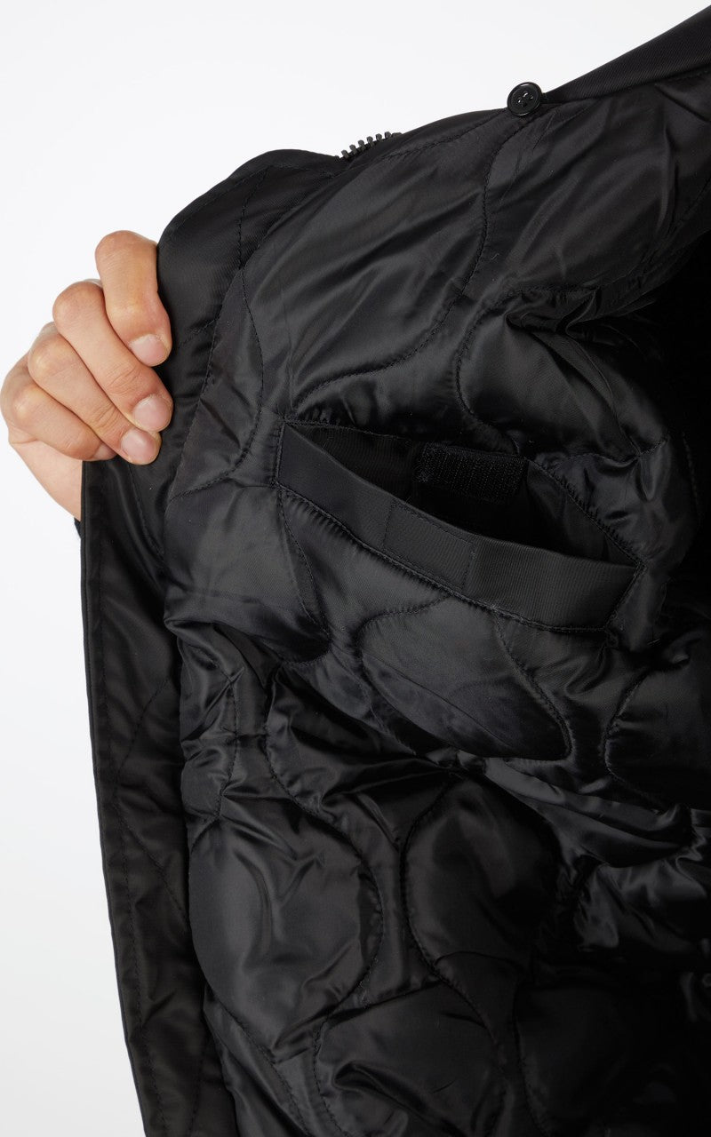 Military Surplus SWAT CWU US Fur Collar Flight Jacket Black