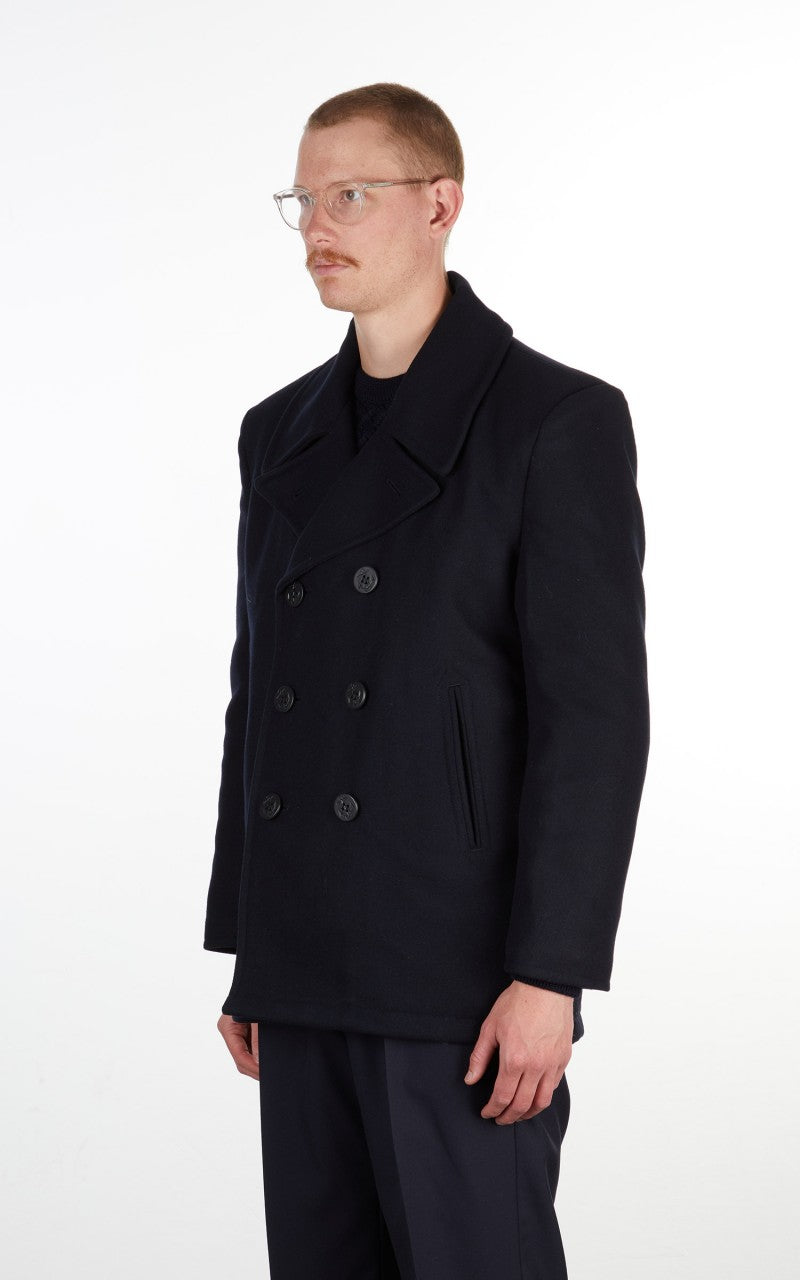 Military Surplus US Navy Pea Coat Dark Navy