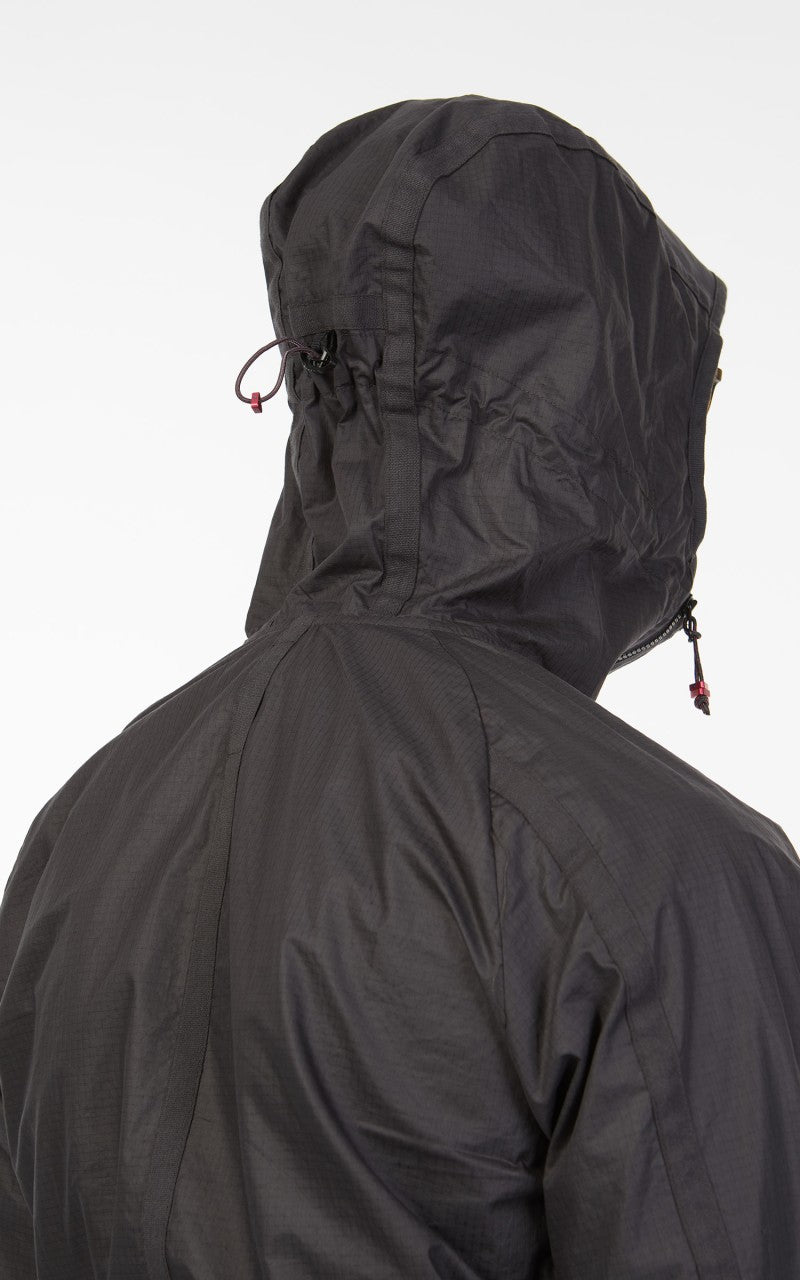 Klättermusen Ansur Hooded Wind Jacket Raven Black