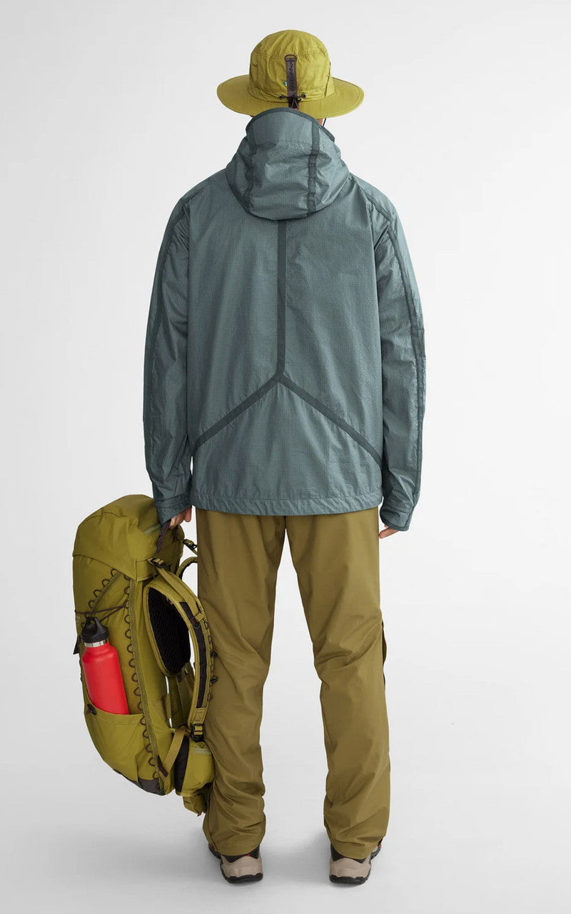 Klättermusen Ansur Hooded Wind Jacket Stone Blue