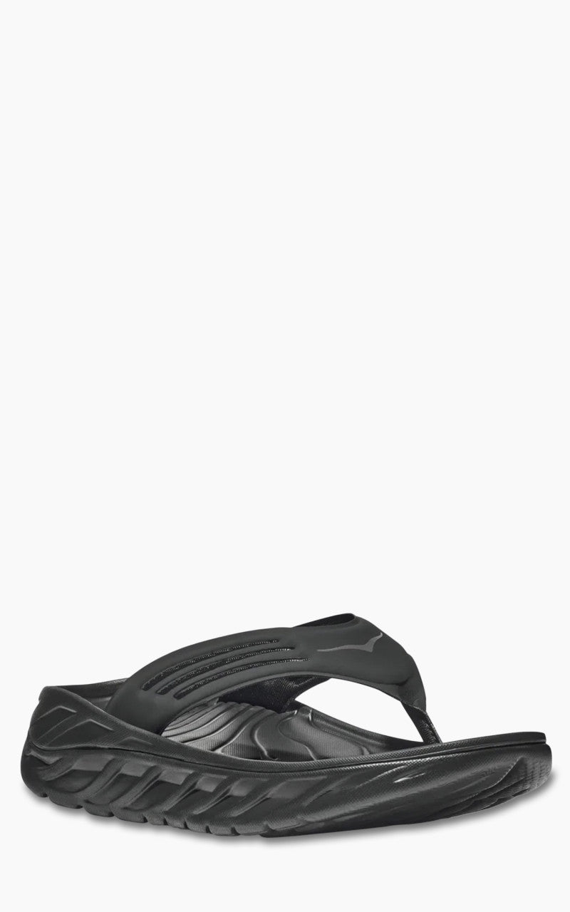 HOKA Ora Recovery Flip 2 Black/Dark Gull Gray
