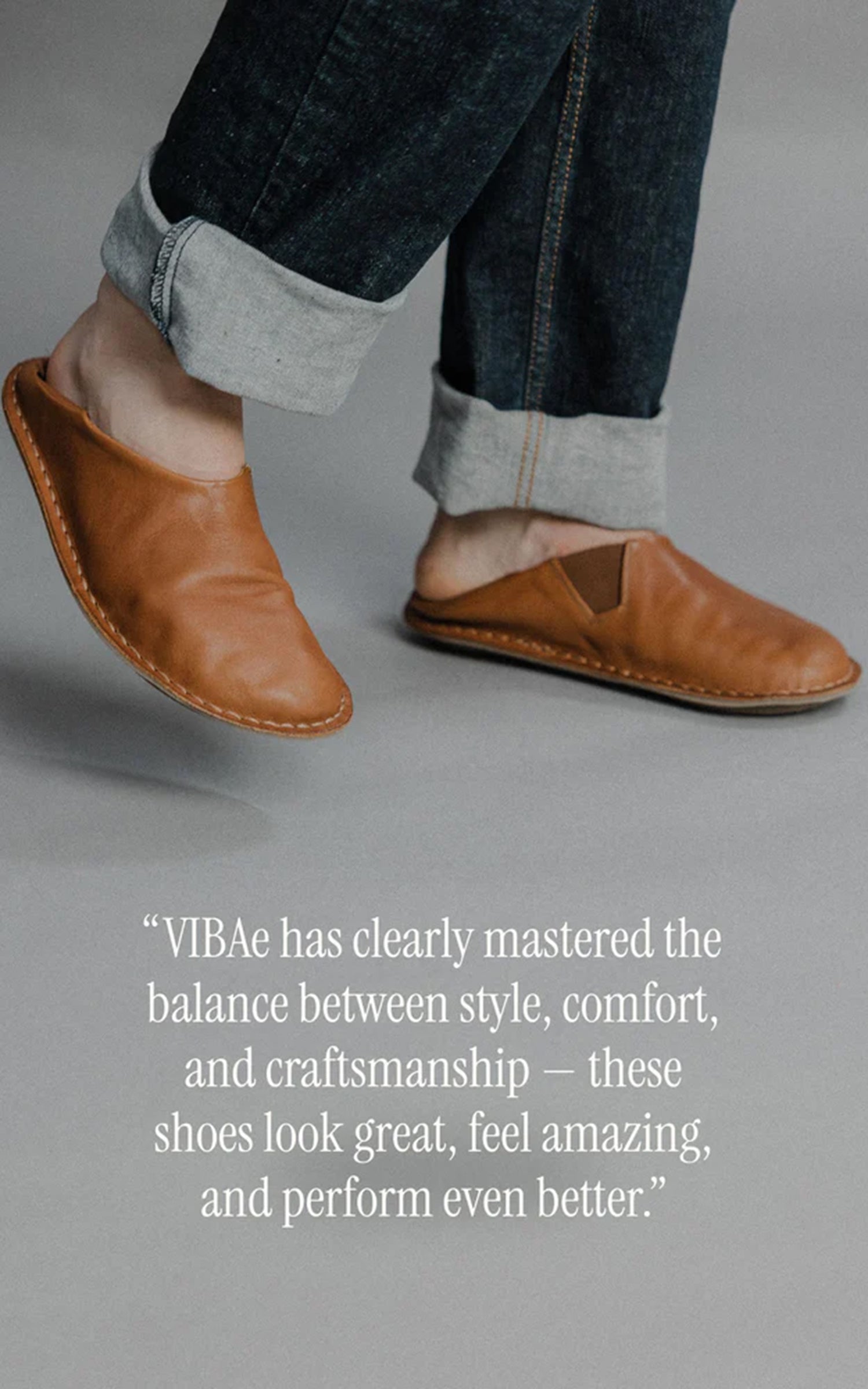 VIBAe ZUMA Leather Cognac Brown