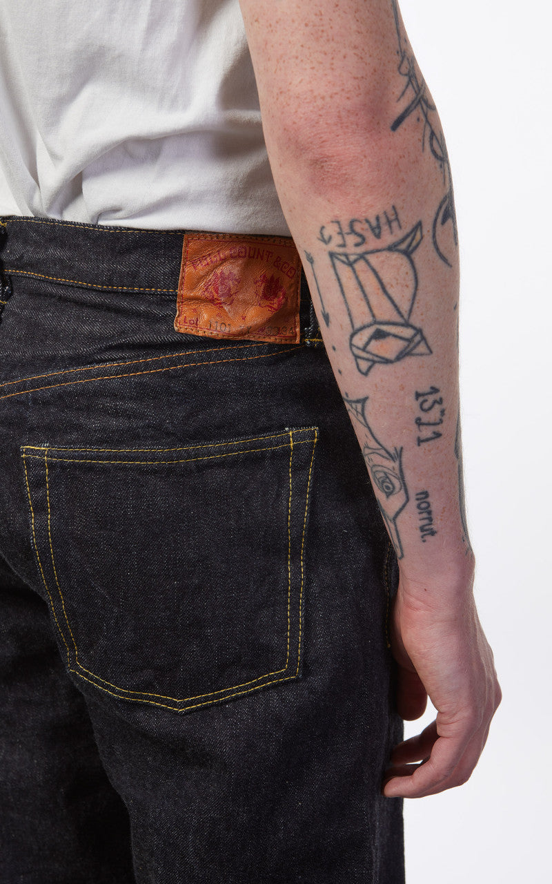 Fullcount 1101XXW Straight Selvedge Denim Heavy Ounce One Wash Indigo