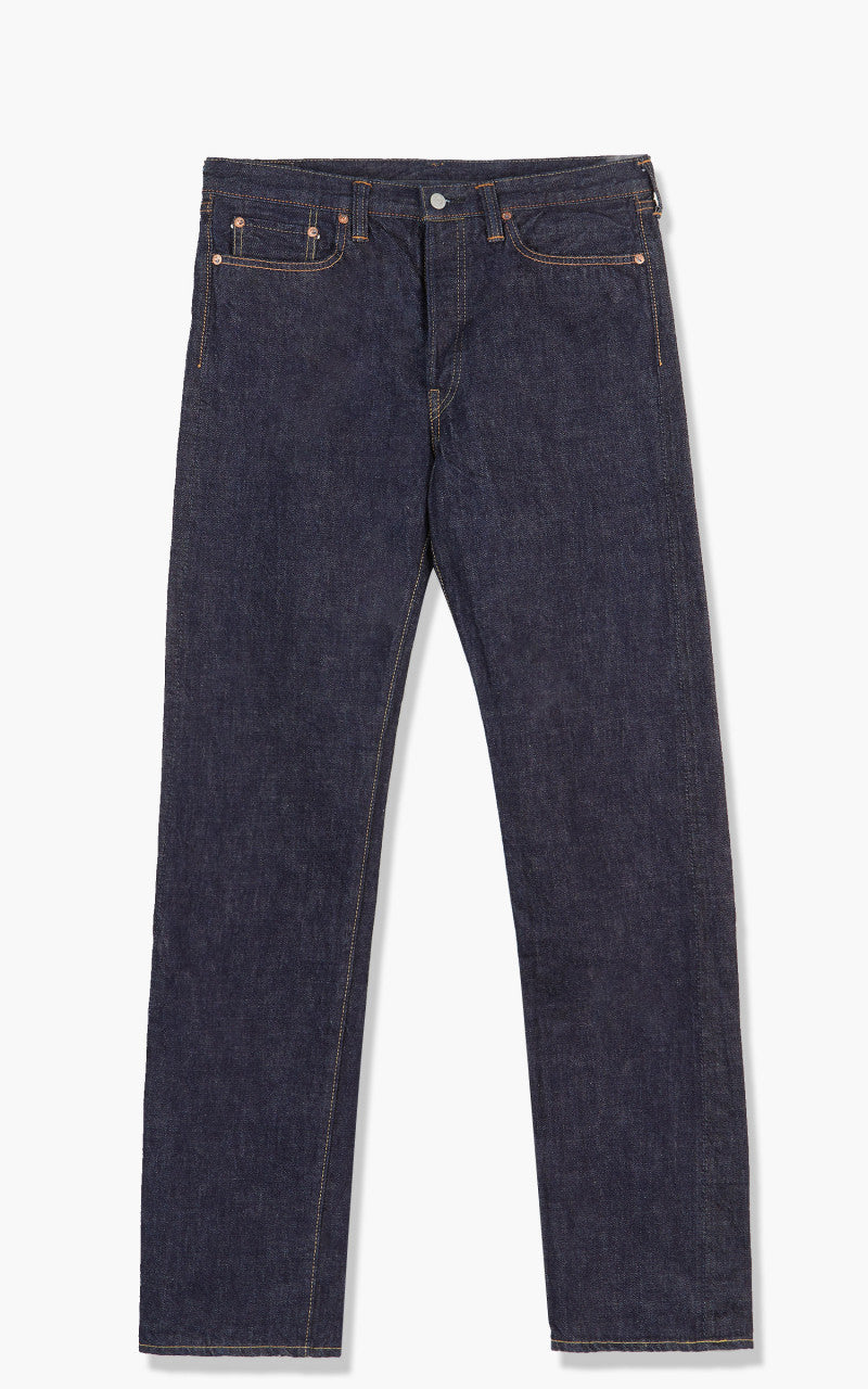 Fullcount 1108W Slim Straight Selvedge Denim One Wash Indigo