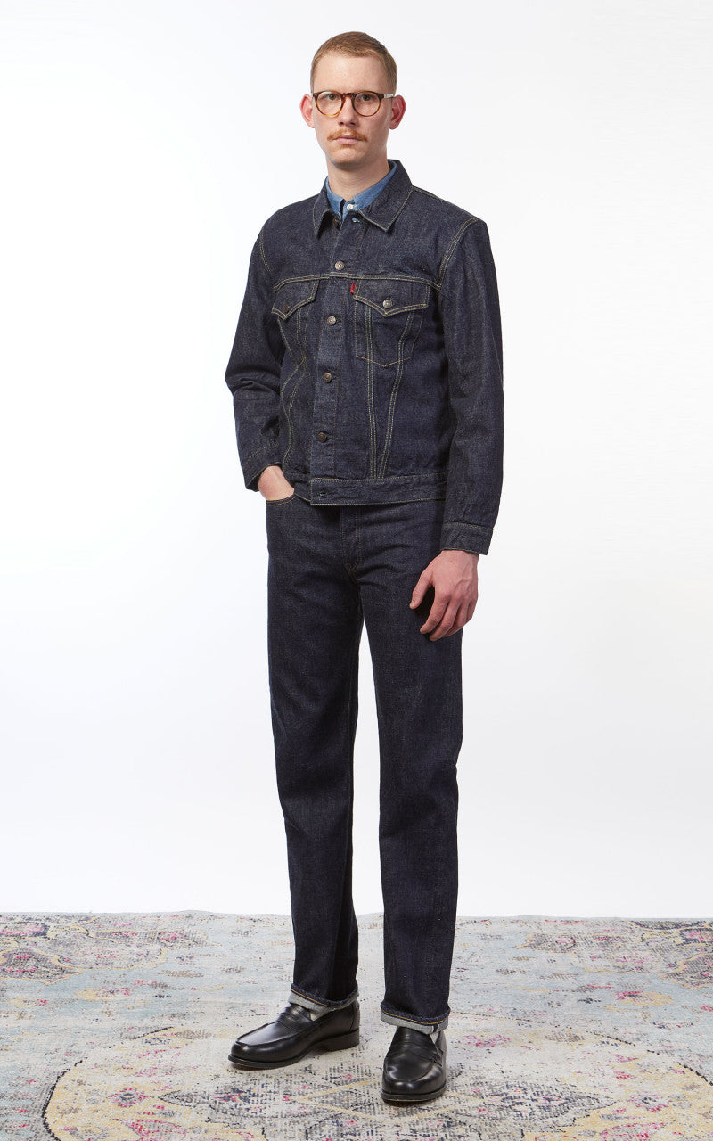 Fullcount 1108W Slim Straight Selvedge Denim One Wash Indigo