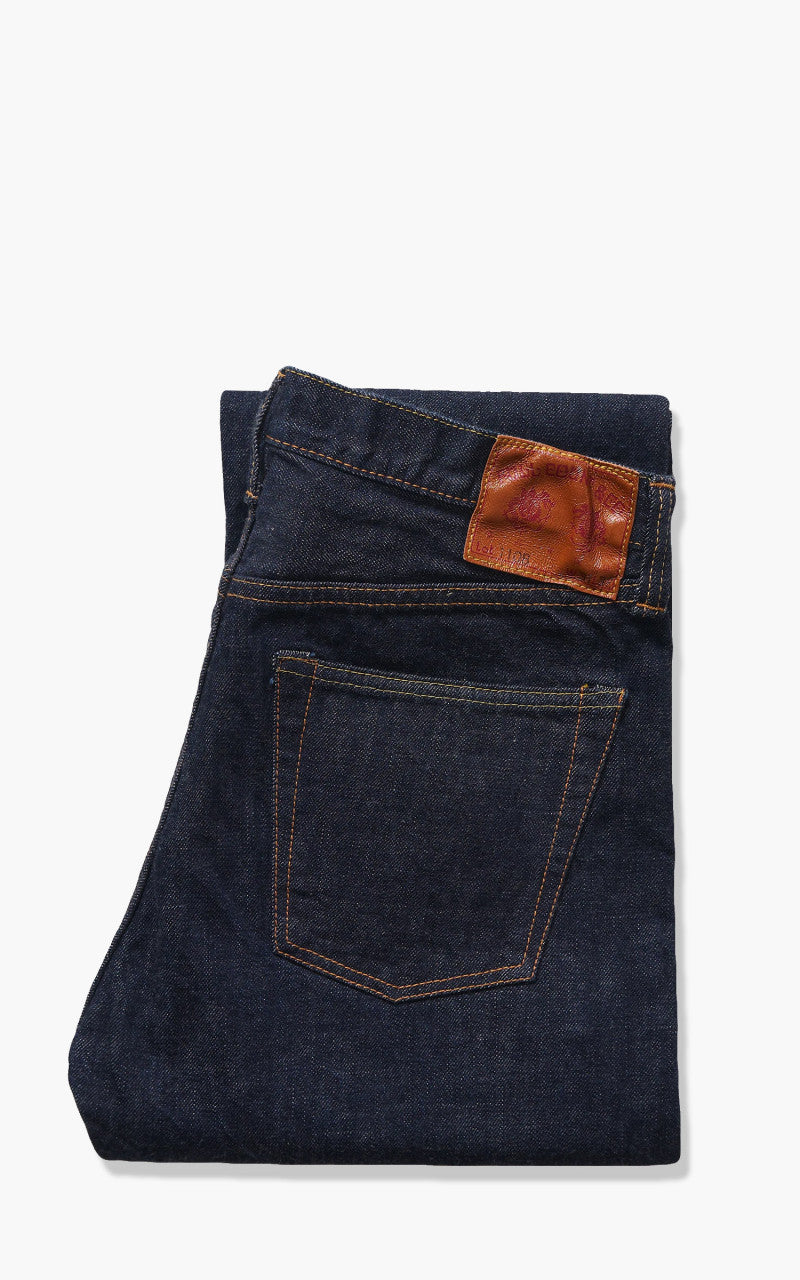 Fullcount 1108W Slim Straight Selvedge Denim One Wash Indigo