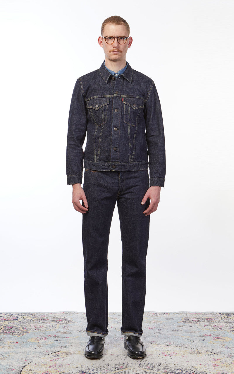 Fullcount 1108W Slim Straight Selvedge Denim One Wash Indigo