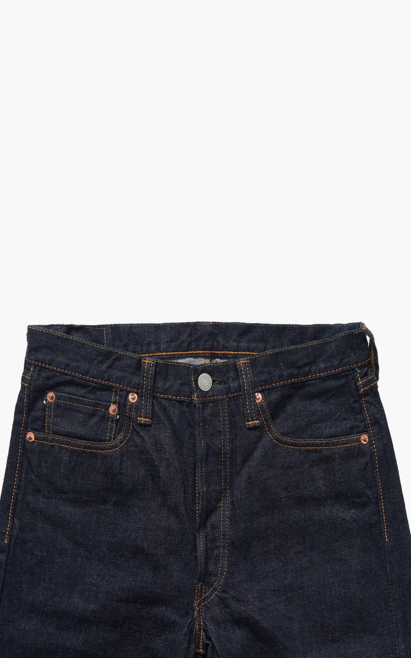 Fullcount 1108W Slim Straight Selvedge Denim One Wash Indigo