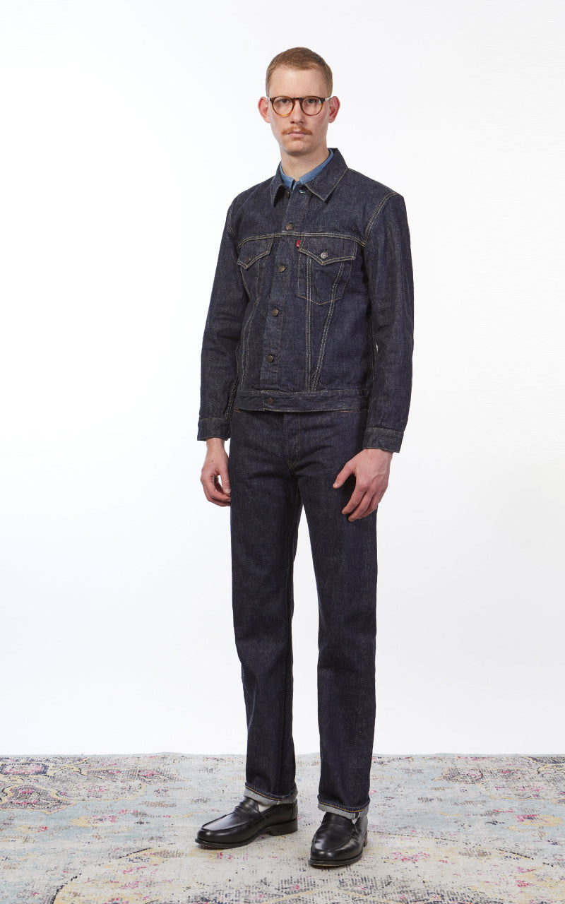 Fullcount 1108W Slim Straight Selvedge Denim One Wash Indigo