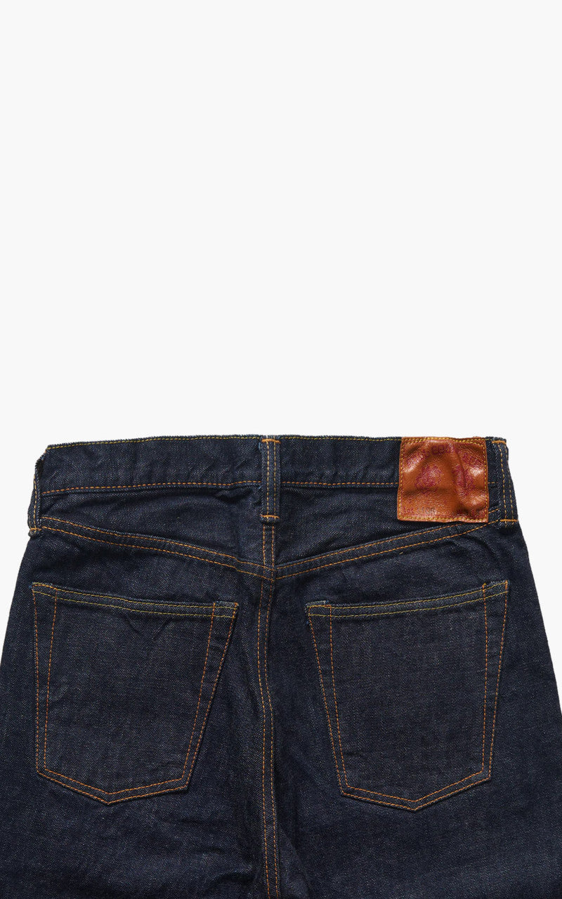 Fullcount 1108W Slim Straight Selvedge Denim One Wash Indigo