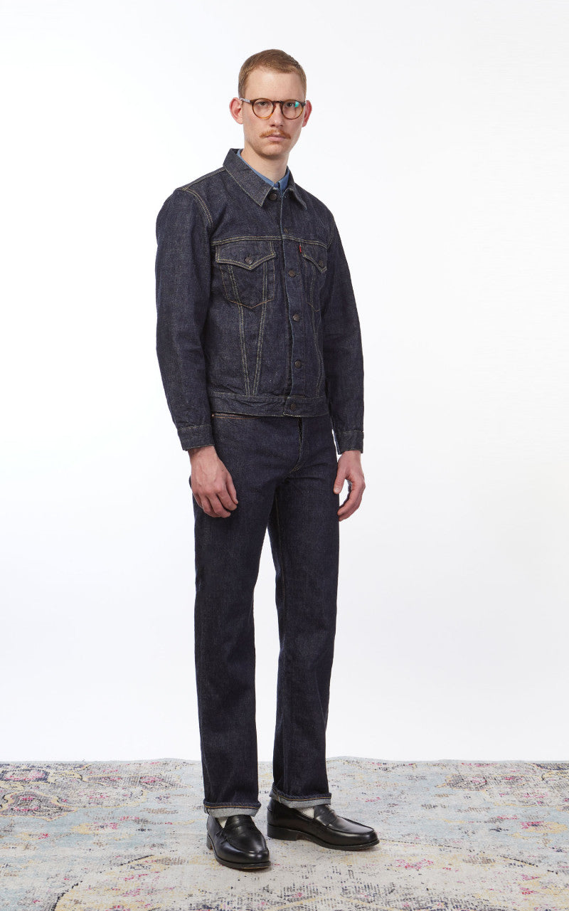 Fullcount 1108W Slim Straight Selvedge Denim One Wash Indigo