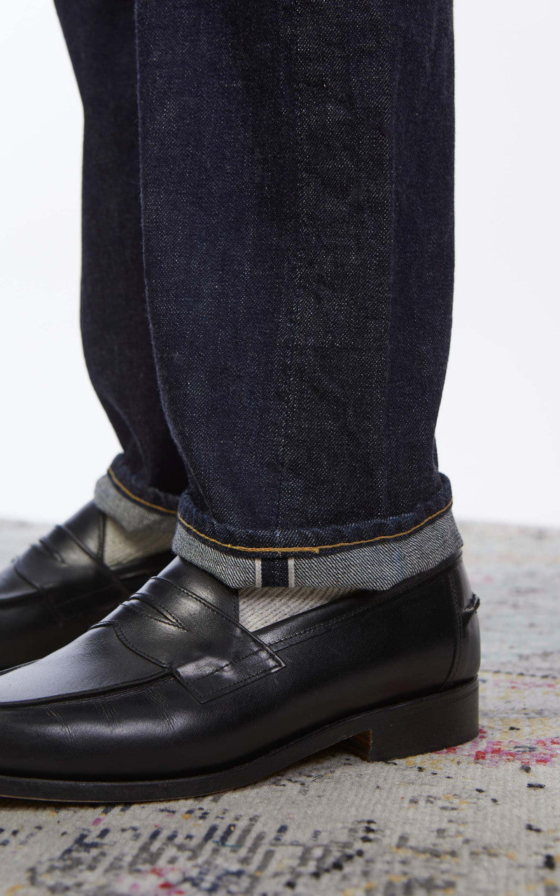 Fullcount 1108W Slim Straight Selvedge Denim One Wash Indigo