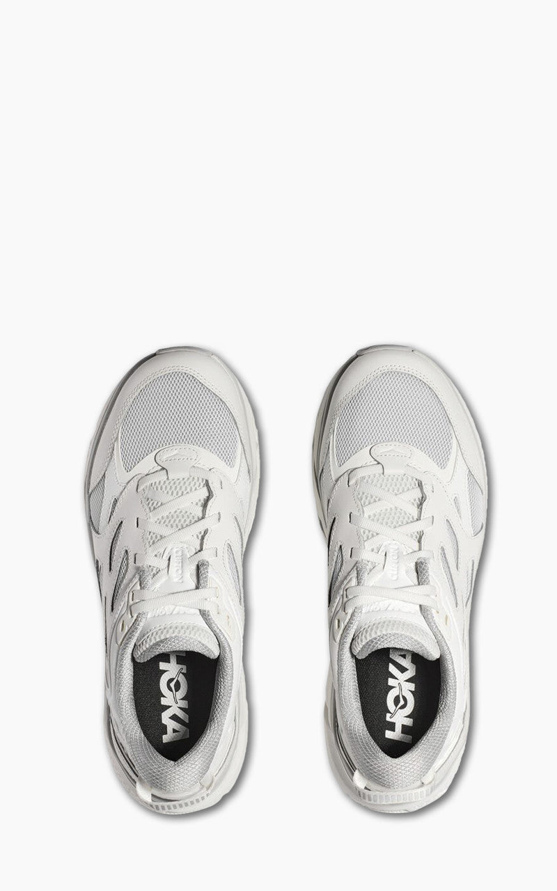 HOKA Clifton L Leather White
