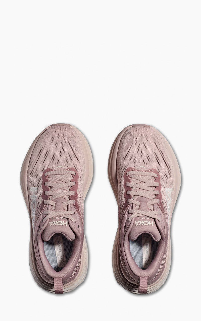 HOKA W Bondi 8 Pale Mauve/Peach Whip