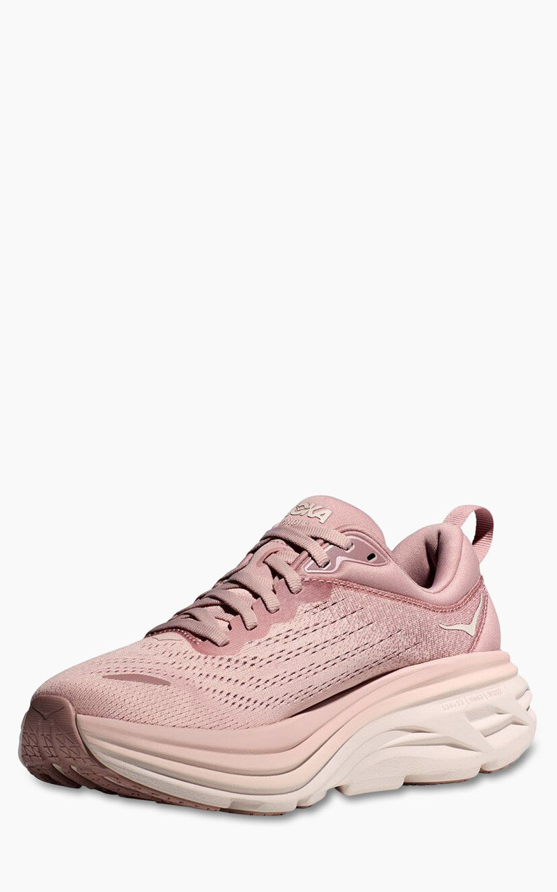 HOKA W Bondi 8 Pale Mauve/Peach Whip