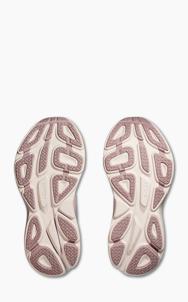 HOKA W Bondi 8 Pale Mauve/Peach Whip