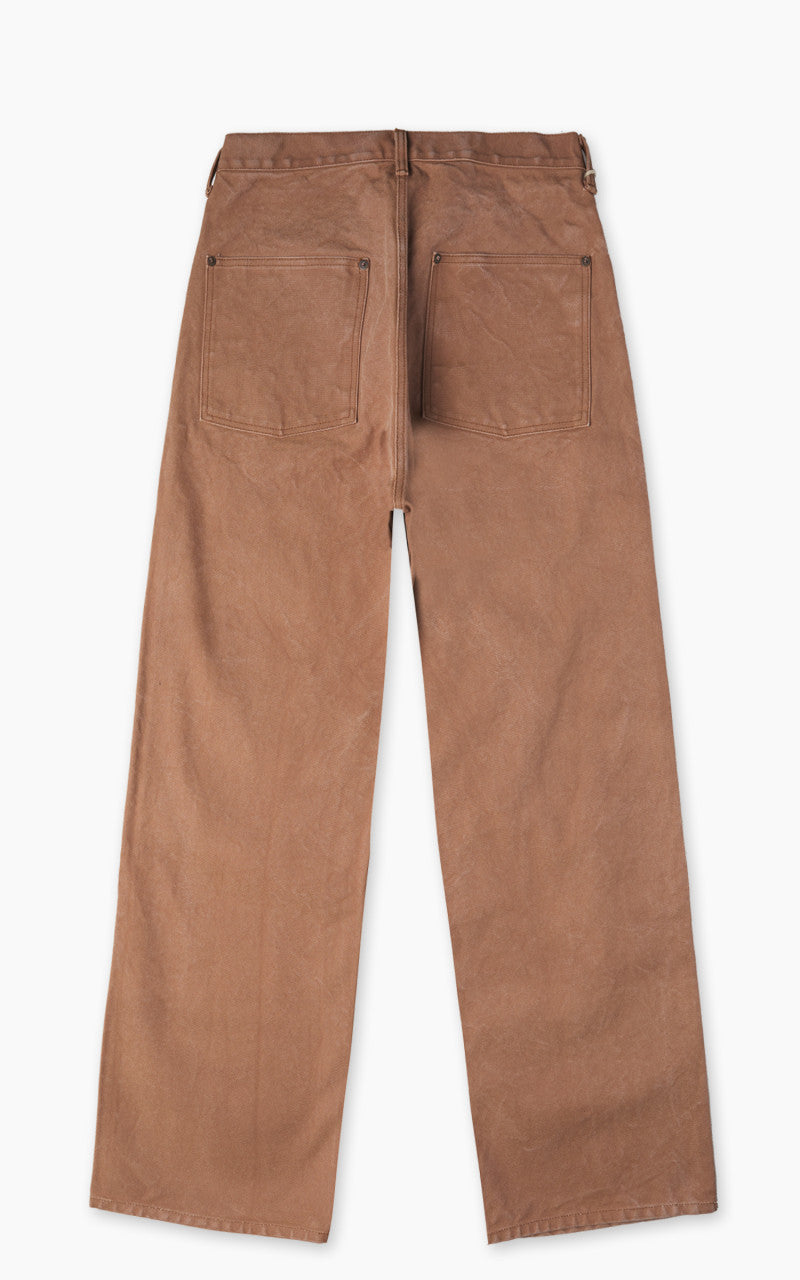 Fullcount 1129-6 Persimmon Tannin Dye Heavy Duck Work Pants Brown