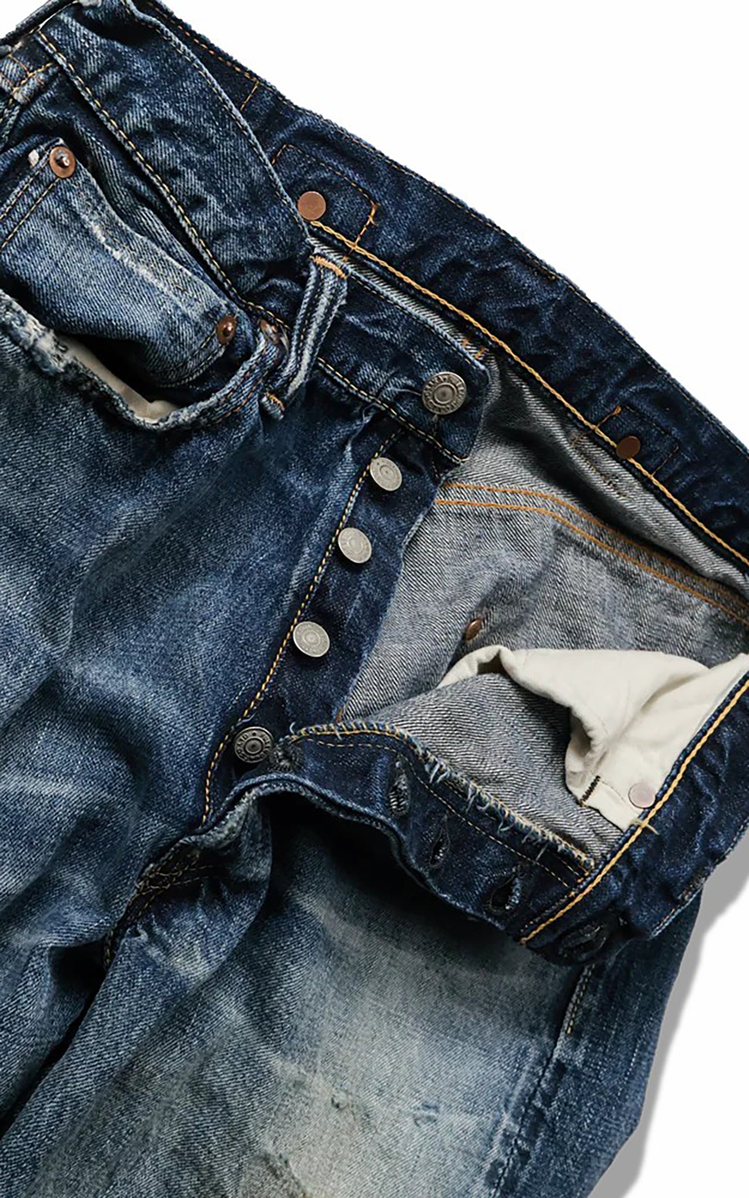 Fullcount 1136HW 1937 Model Selvedge Denim Mykonos Indigo Blue