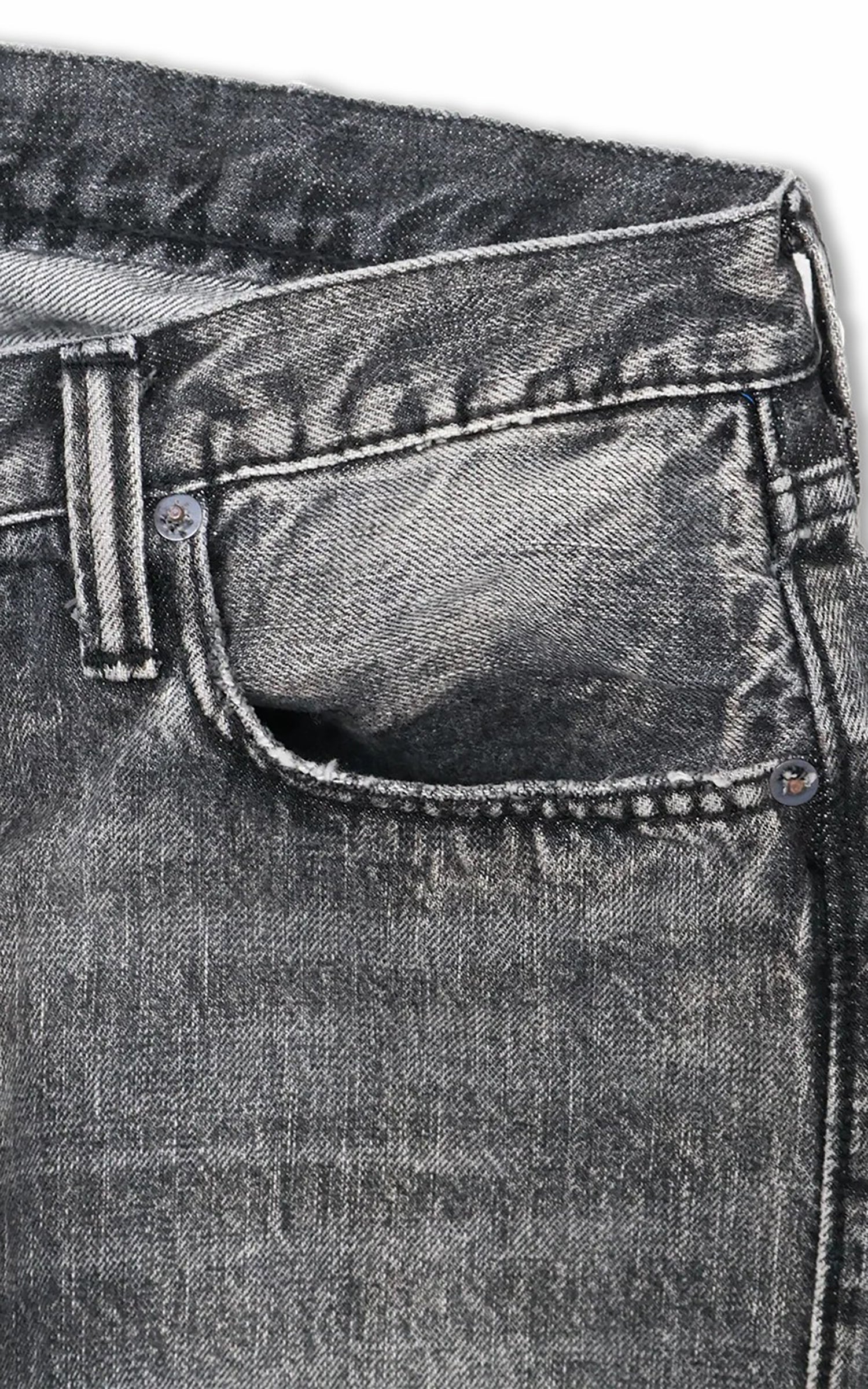 Fullcount 1137BKHW Duke 3 Model Selvedge Denim Dartford Black