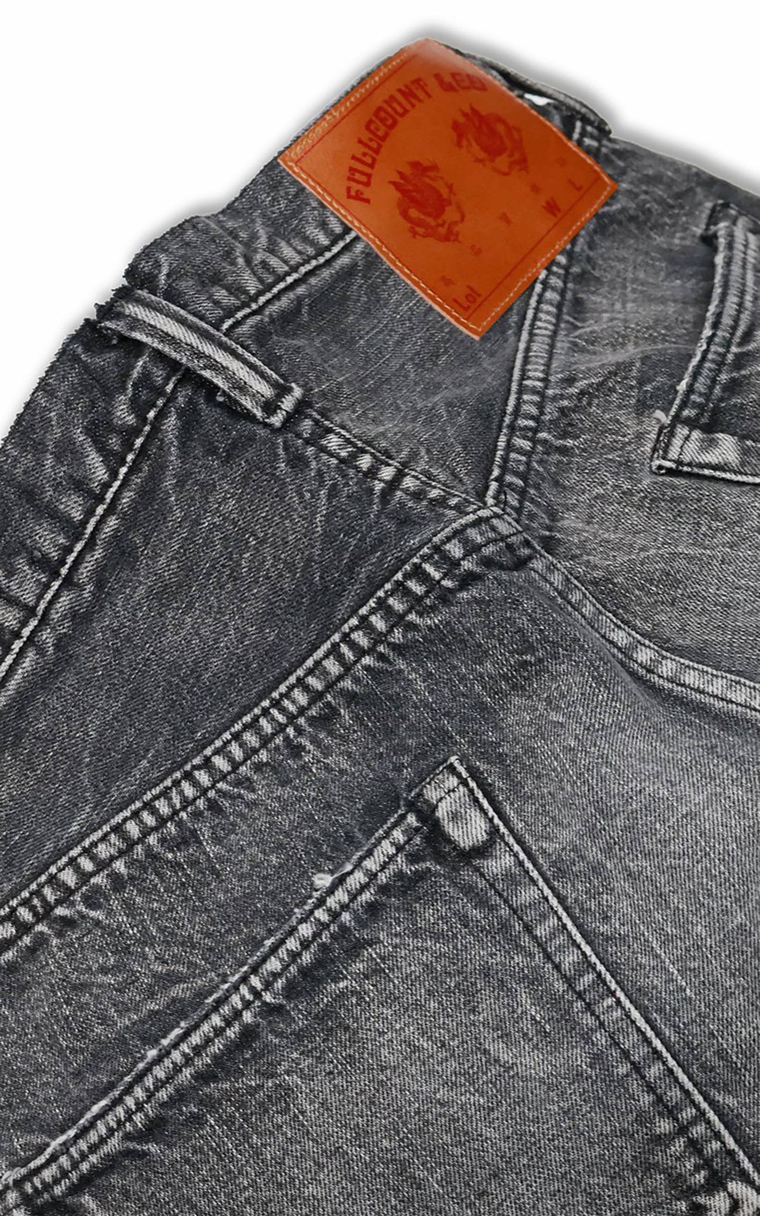 Fullcount 1137BKHW Duke 3 Model Selvedge Denim Dartford Black