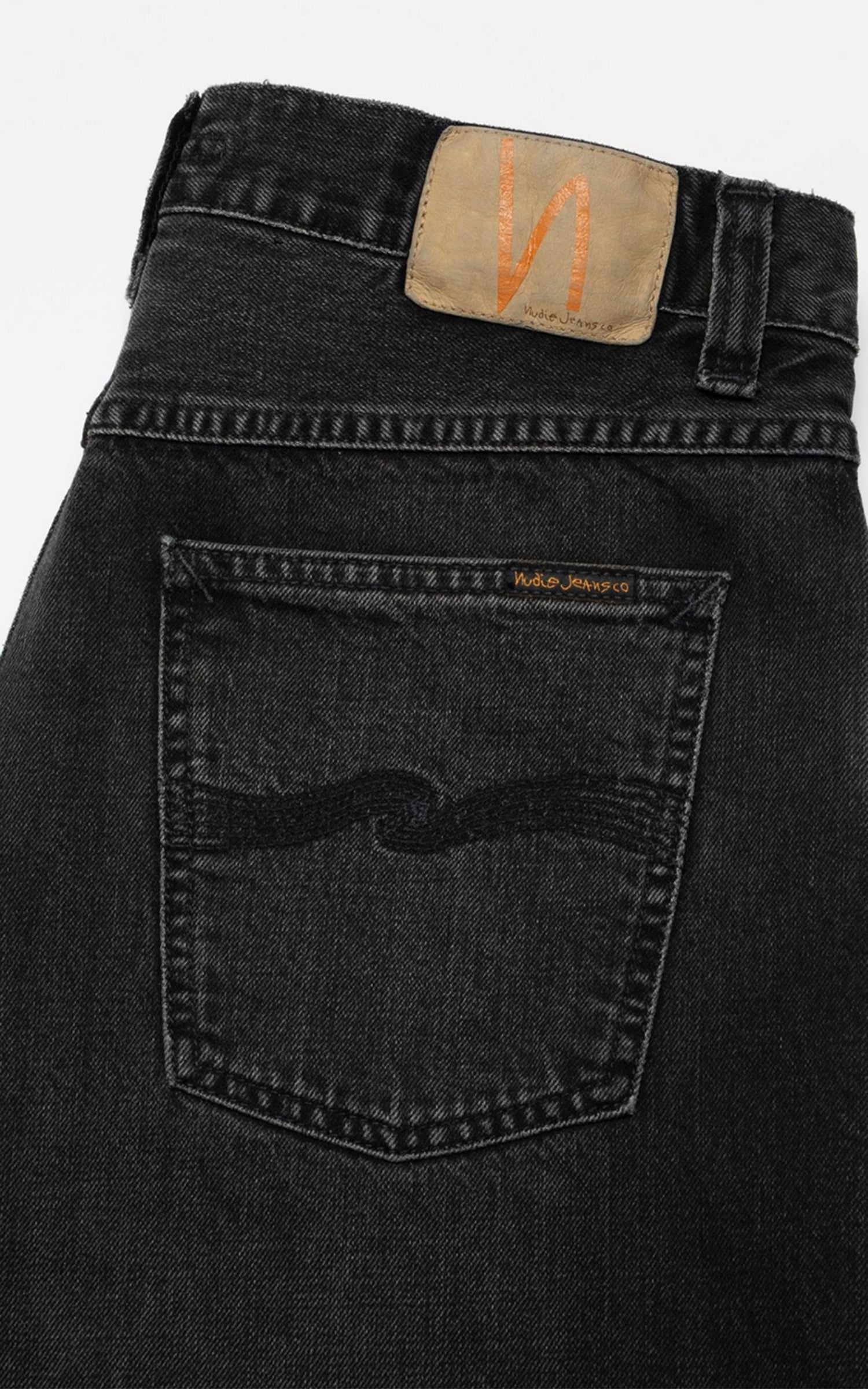 綿100 ブラックストライプ nudie jeans Nudie Jeans Loud Larry Black Storm