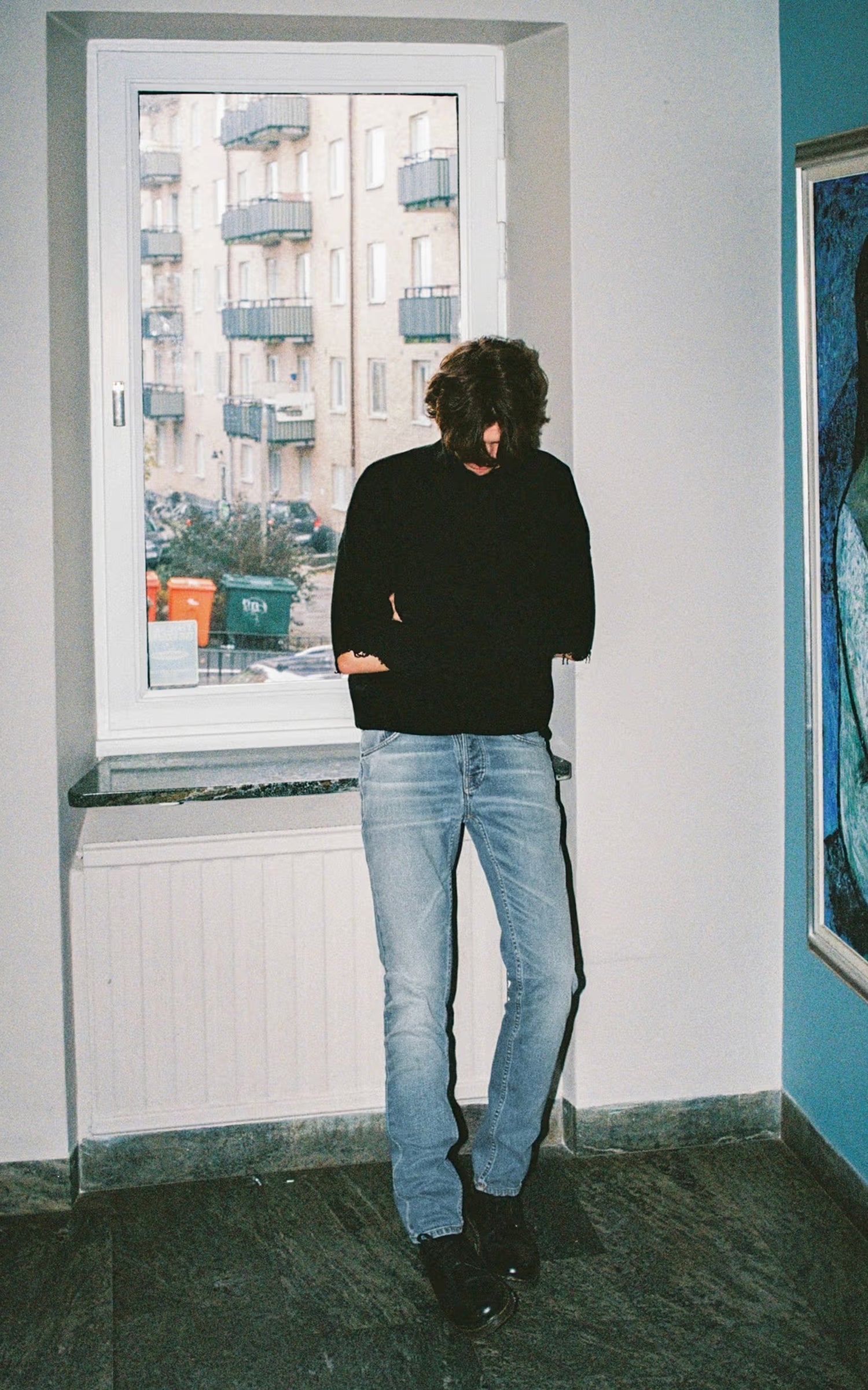 Nudie Jeans Solid Ollie Salt Water