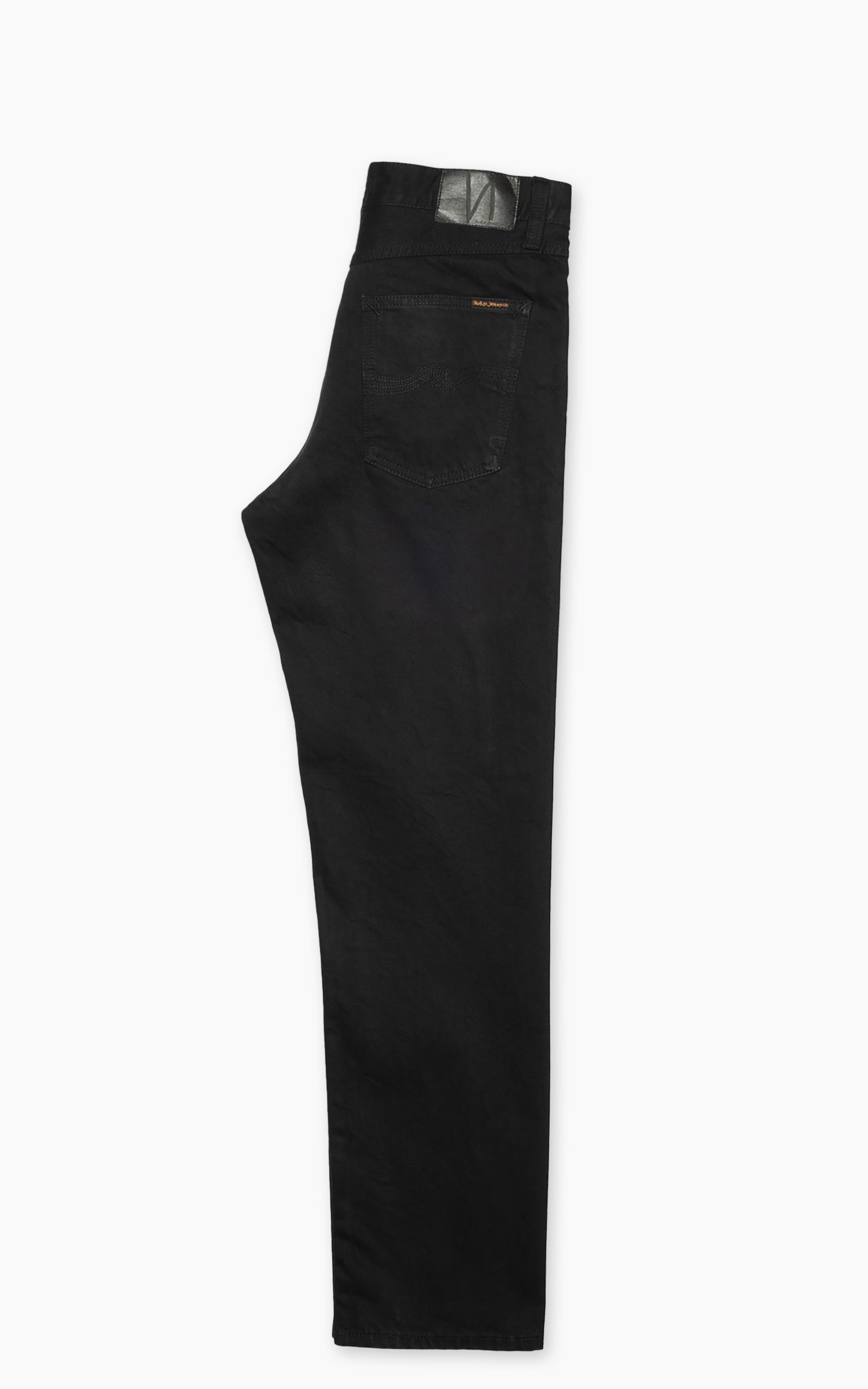 美品Nudie Jeans ORG.BLACK 2 BLACK COATED Nudie Jeans Thin Finn Org. Back 2 Black – APLAZE
