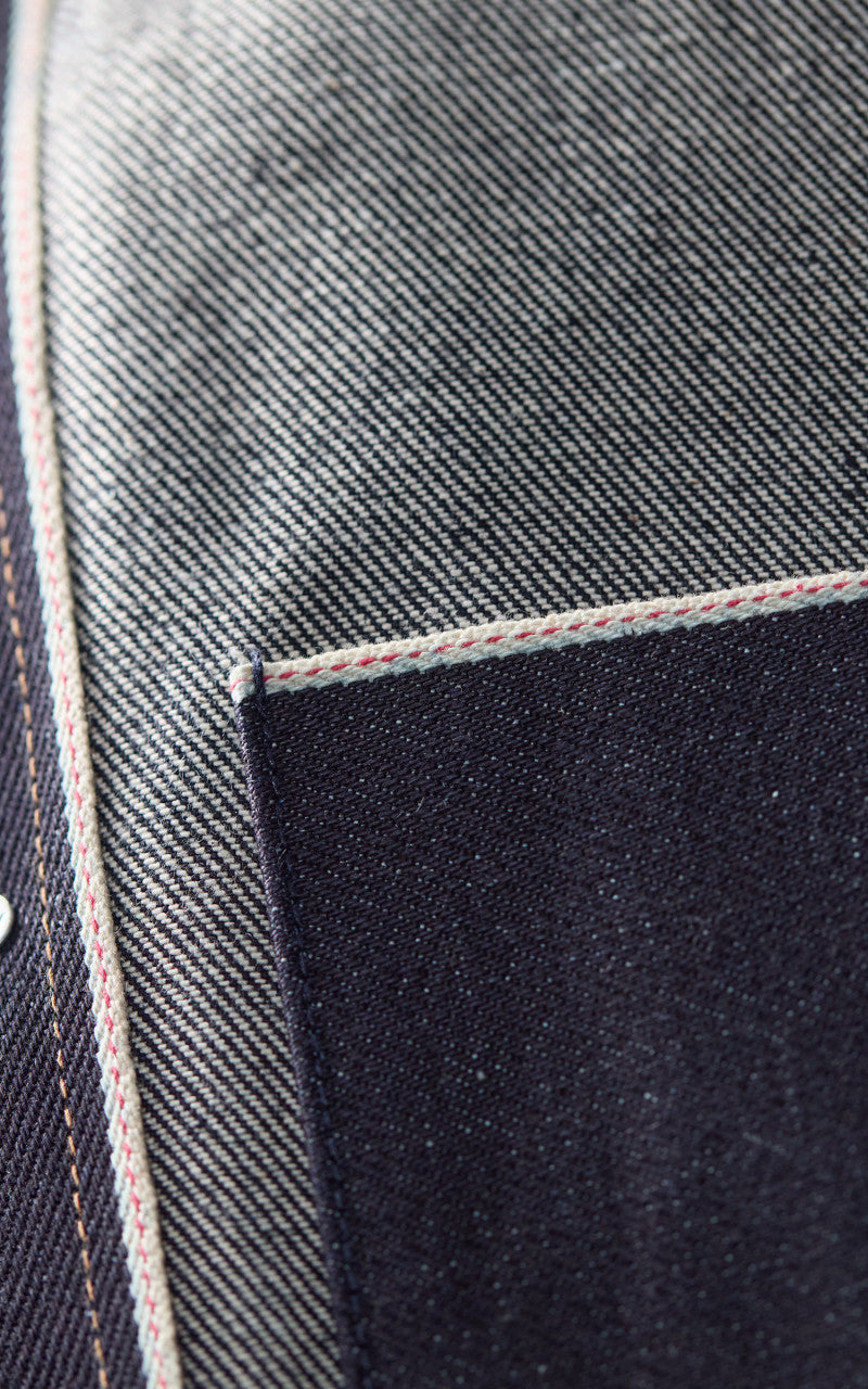 Rogue Territory Supply Jacket Corduroy Collar Selvedge Indigo 22oz