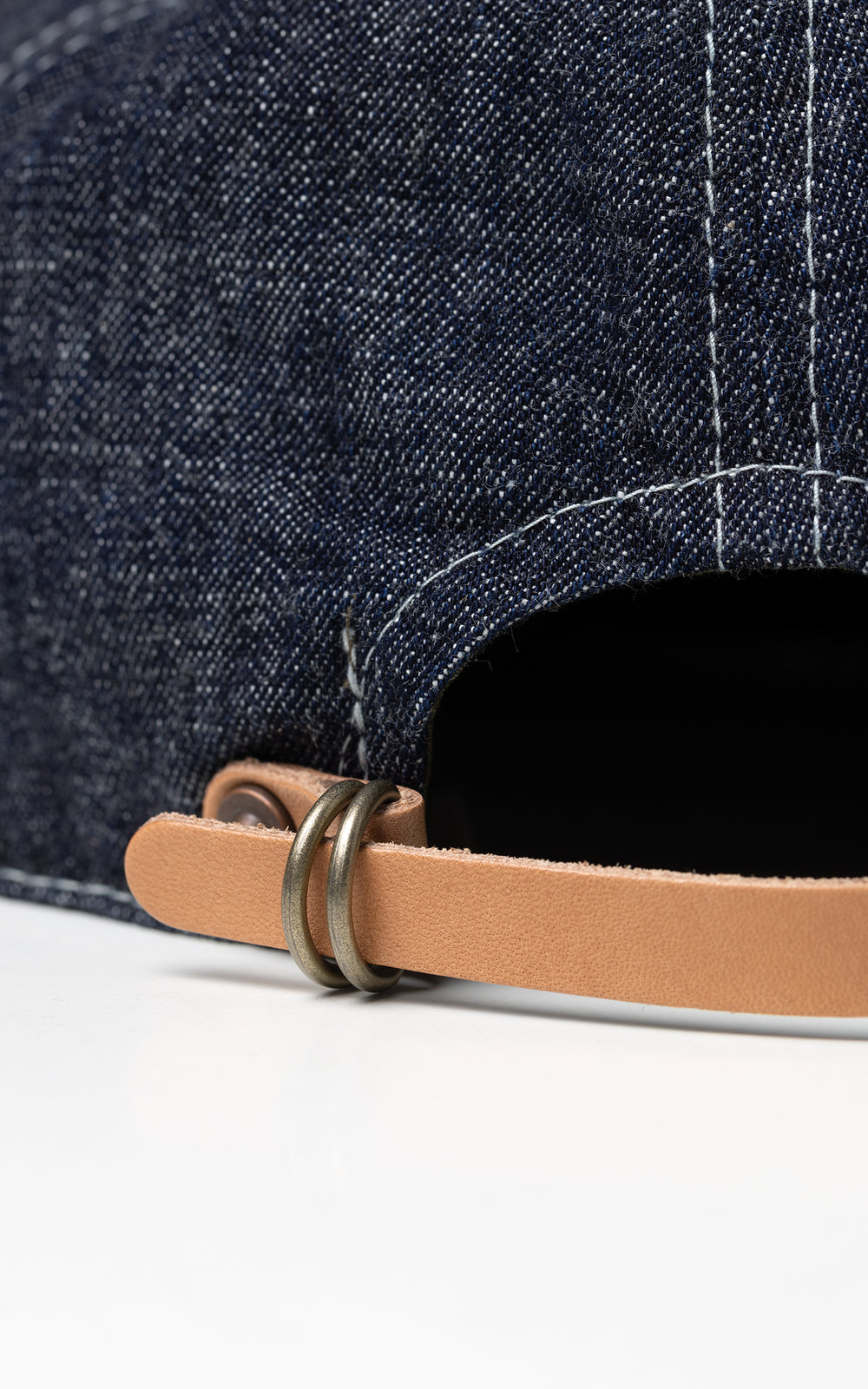 Omoto Denim 6-Panel Denim Cap Indigo