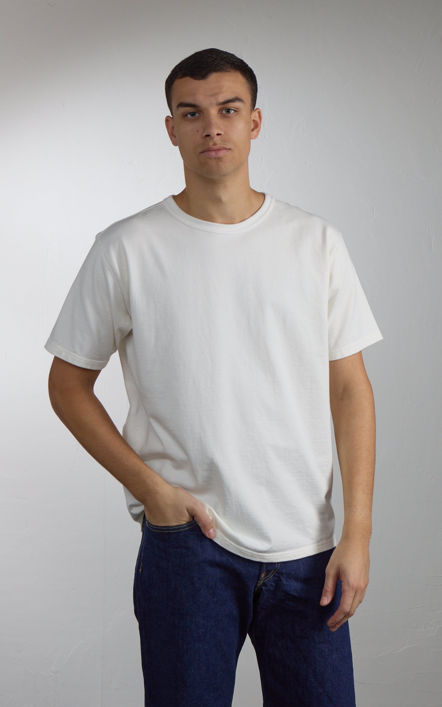 Studio D'Artisan 8173 Suvin Gold T-Shirt White