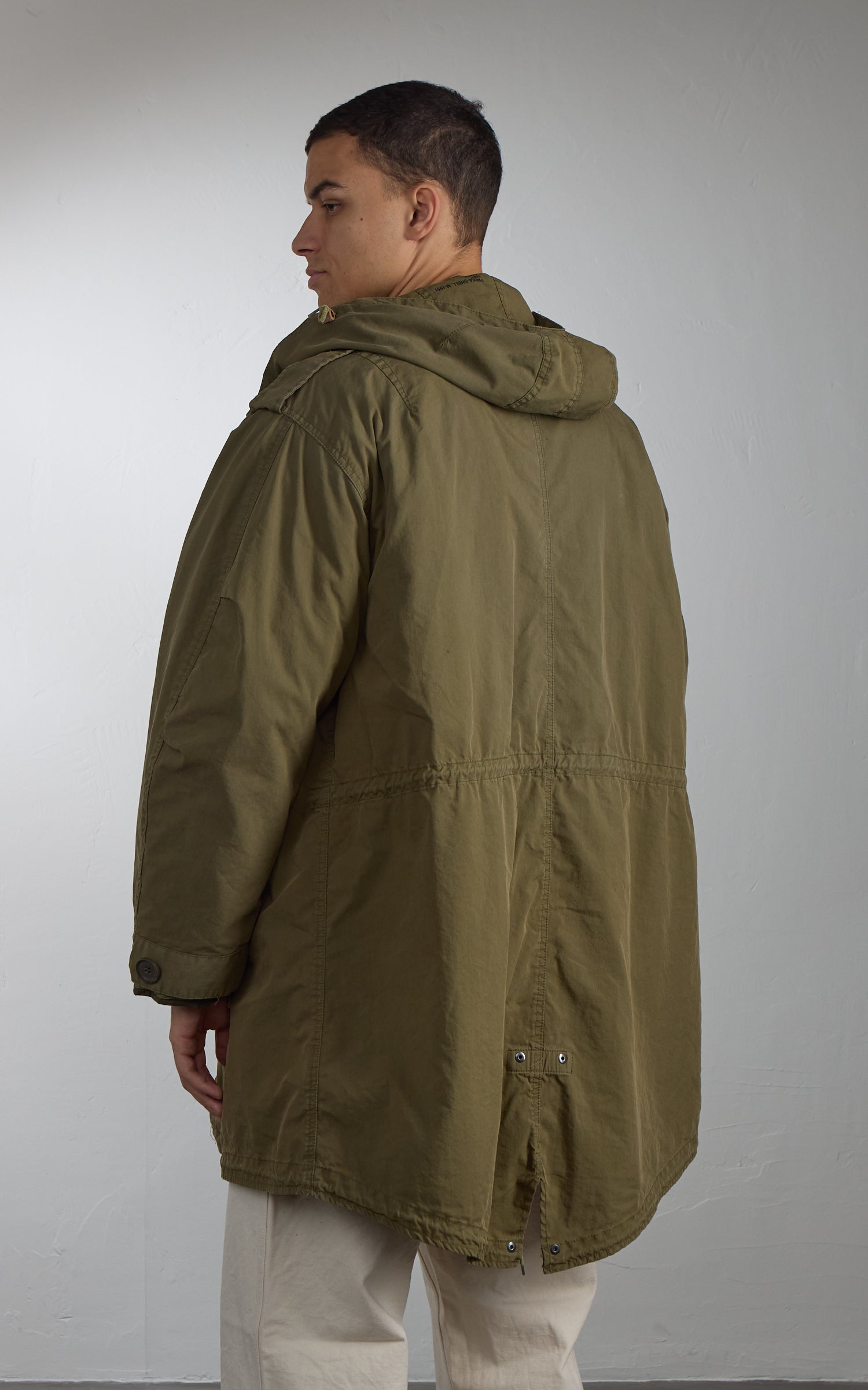 Military Surplus US M51 Fishtail Parka "O-Bleached" Olive 140FAHRENHEIT