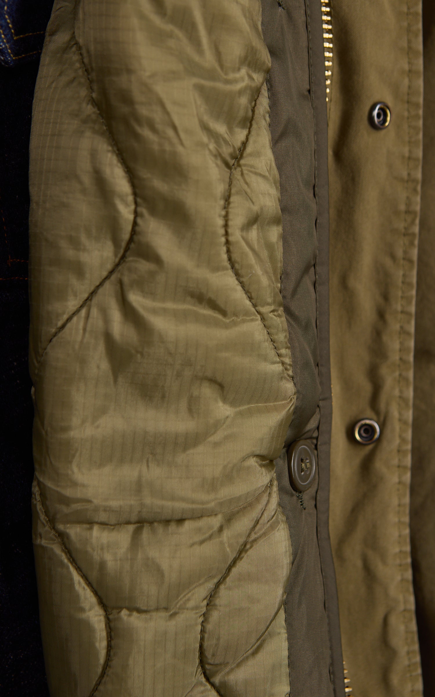 Military Surplus US M51 Fishtail Parka "O-Bleached" Olive 140FAHRENHEIT