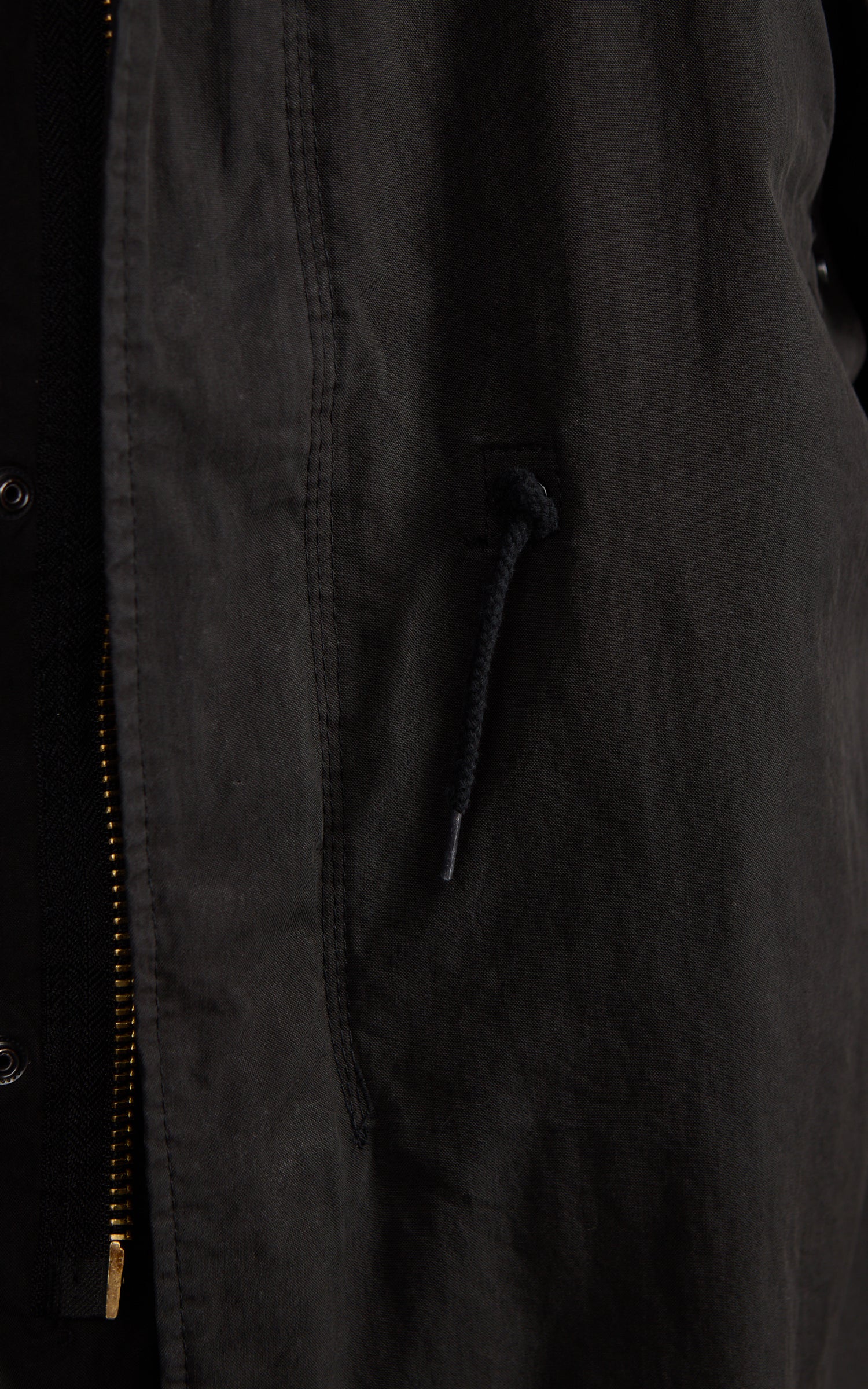 Military Surplus US M51 Fishtail Parka "O-Bleached" Black by 140FAHRENHEIT