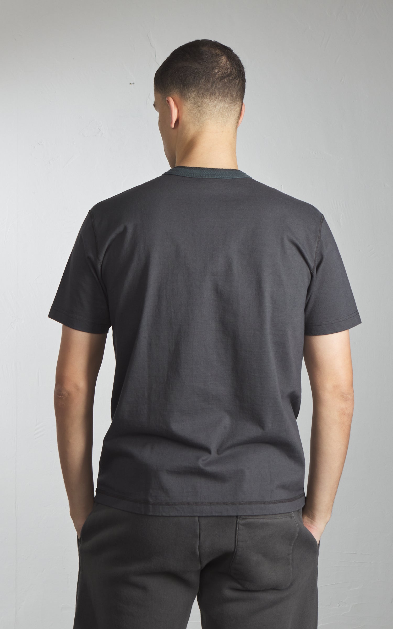 Barns Outfitters BR-8146SP COZUN S/S Henley T-Shirt Black