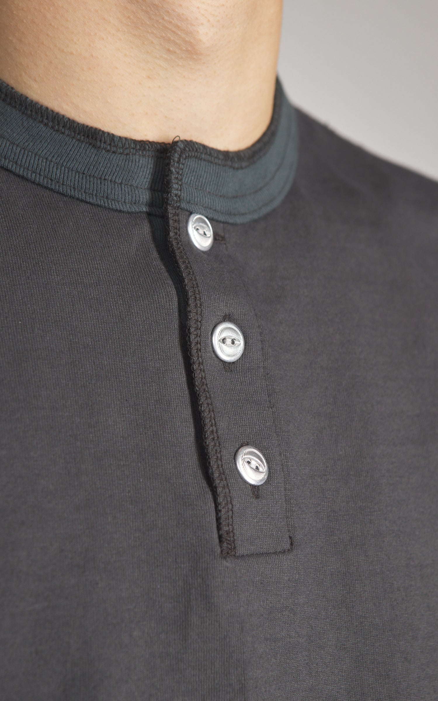 Barns Outfitters BR-8146SP COZUN S/S Henley T-Shirt Black