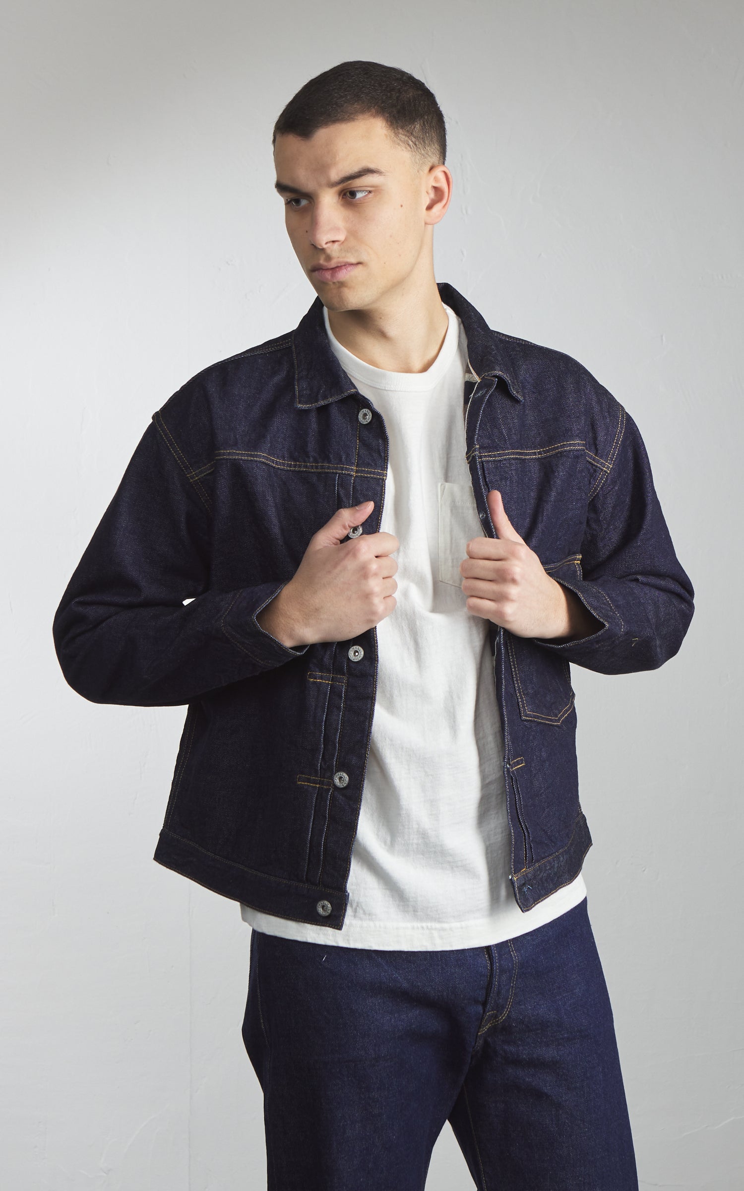 Houston Type I Denim Jacket Blanket Lined Indigo