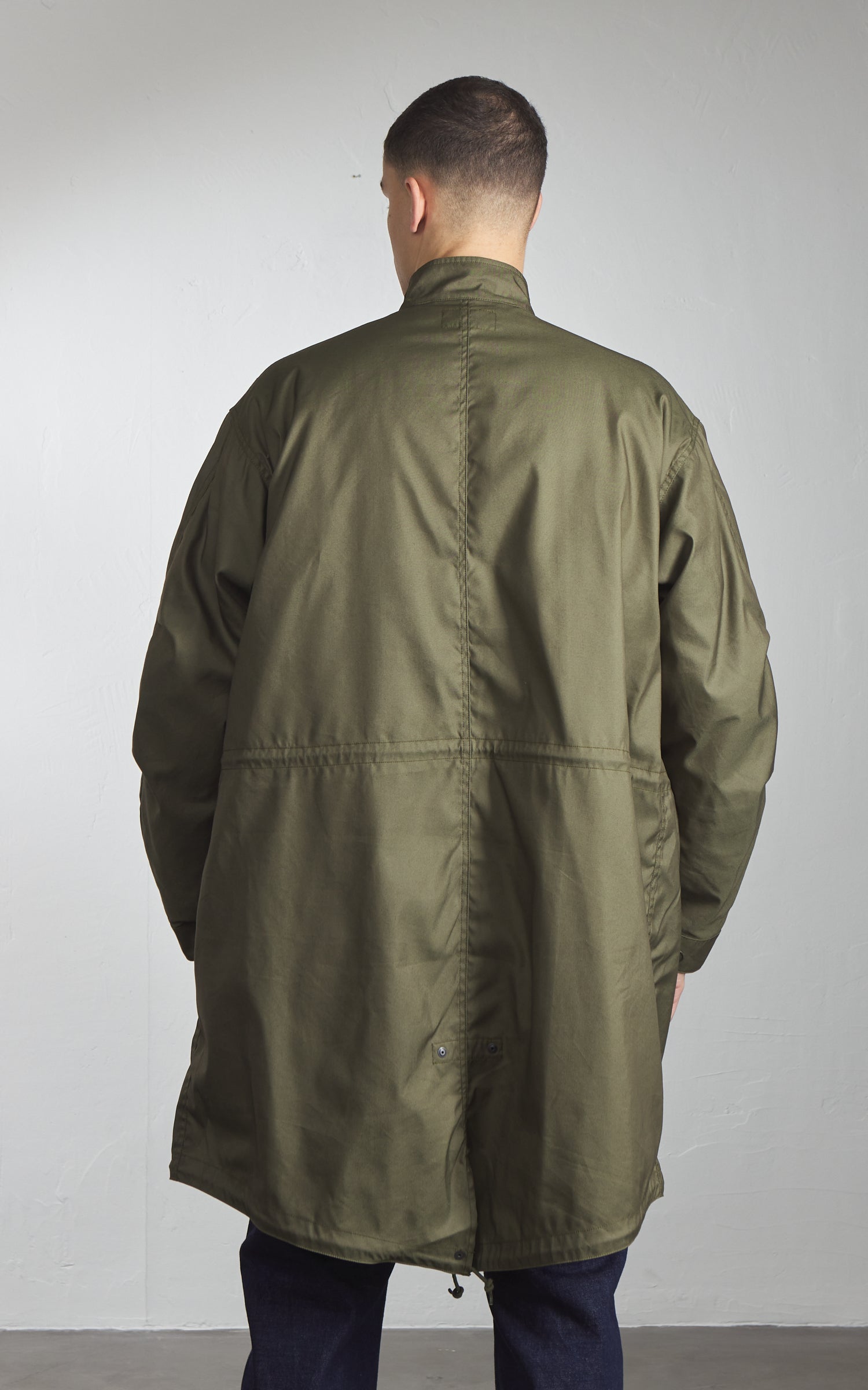 Rocky Mountain Featherbed M65 Fishtail VTG Poplin With Liner Olive