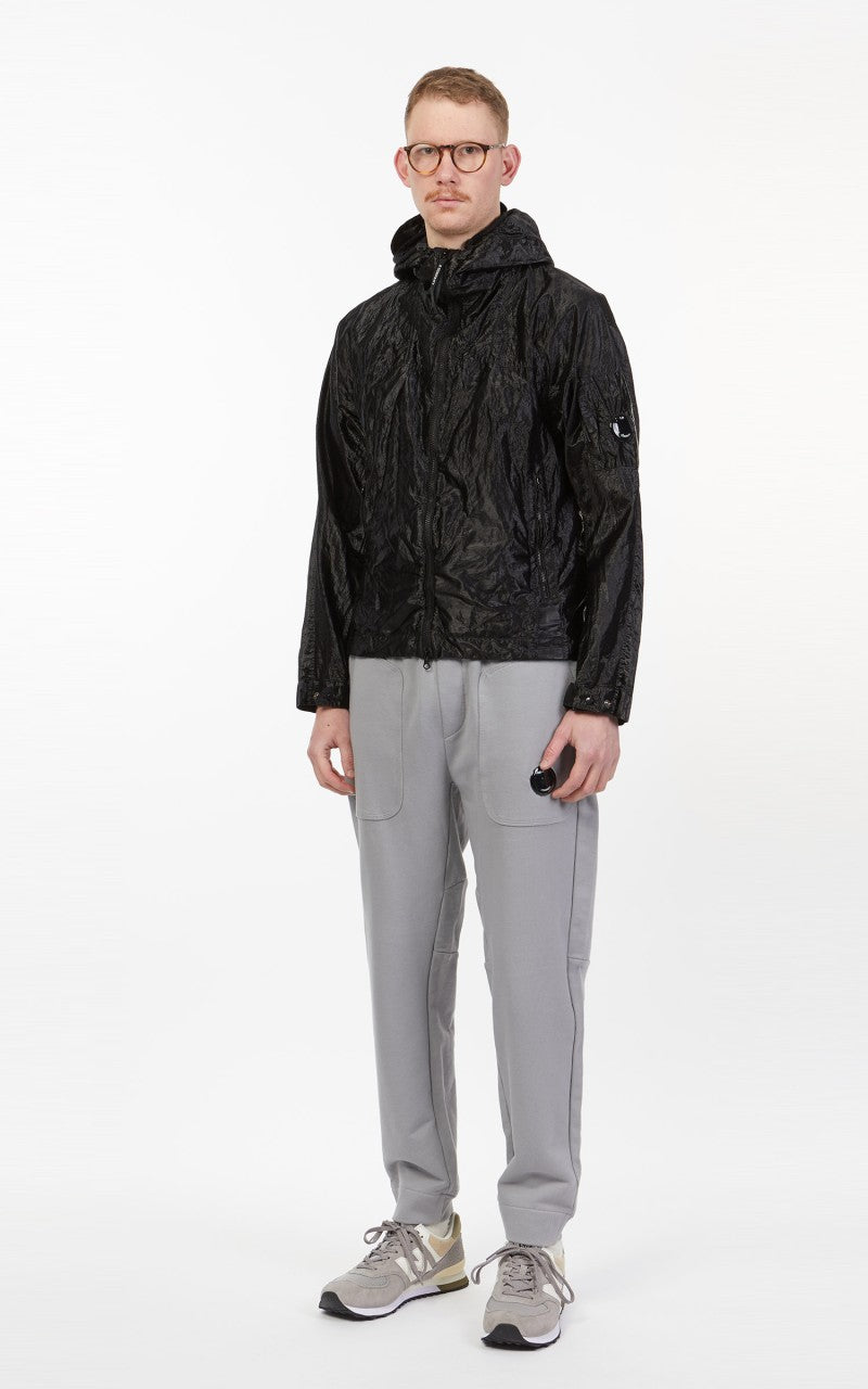 C.P. Company Diagonal Raised Fleece Mixed Sweat Pants Griffin Grey