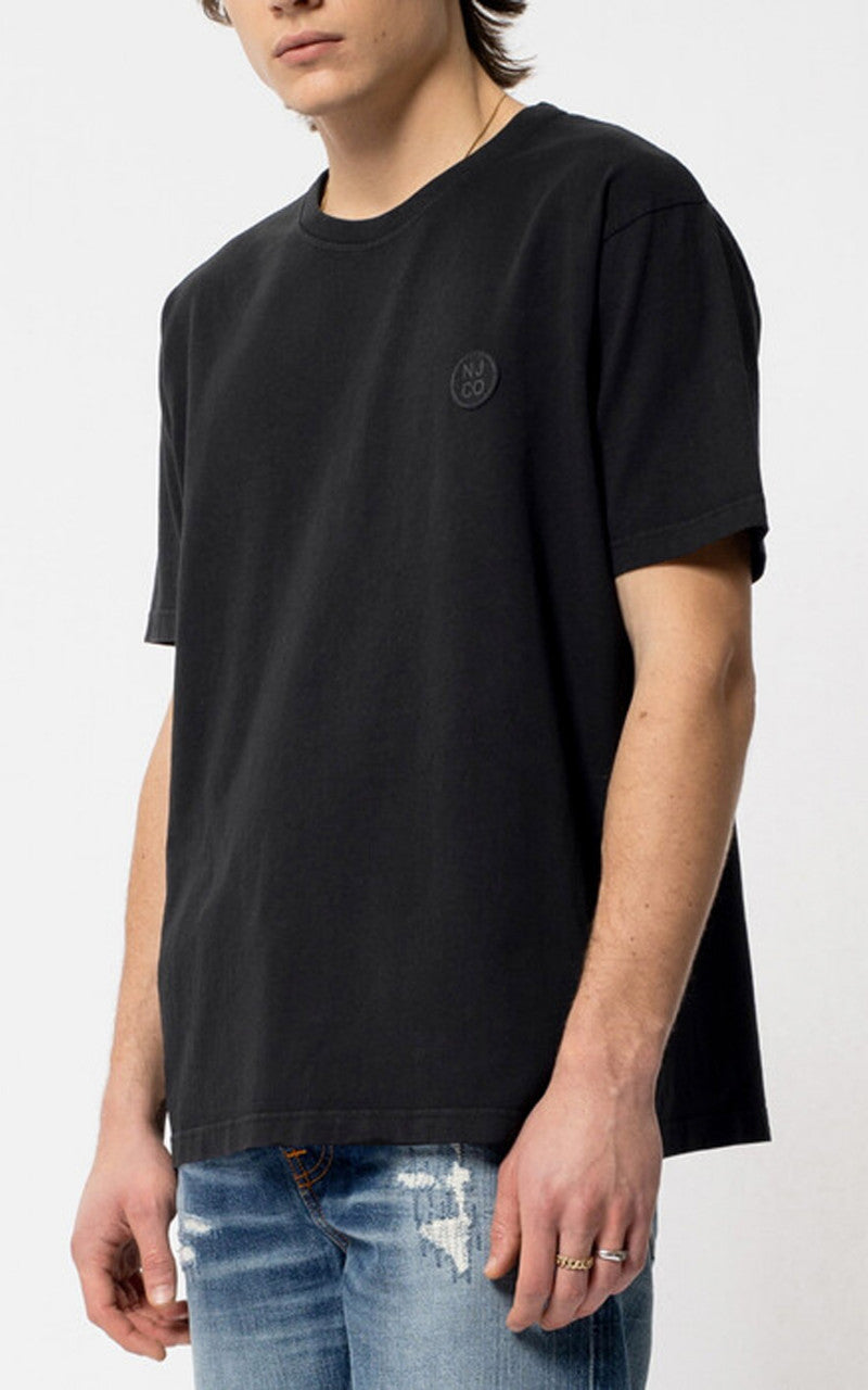 Nudie Jeans Uno NJCO Circle Faded Black