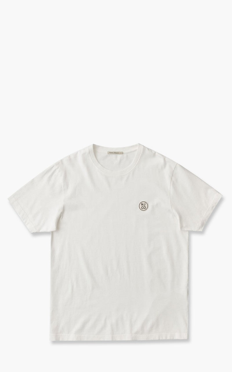 Nudie Jeans Uno NJCO Circle Chalk White