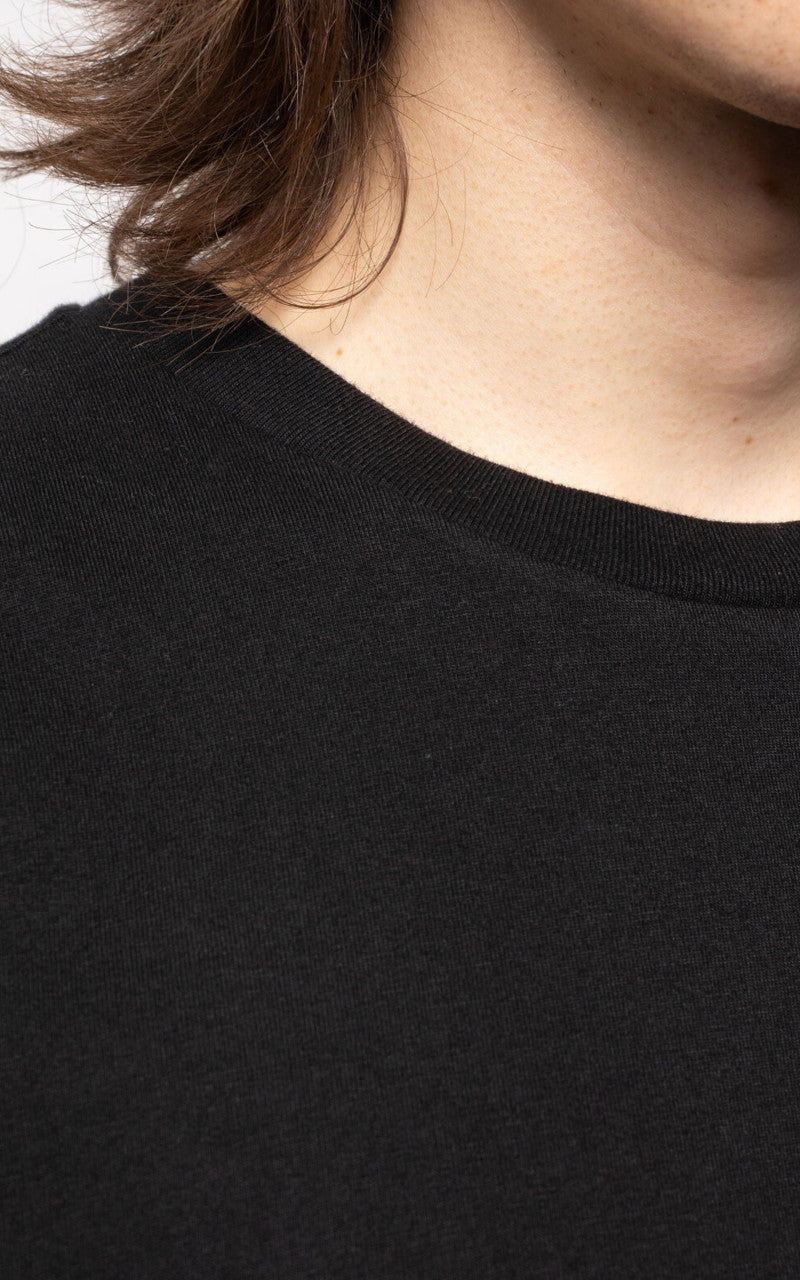 Nudie Jeans Roy Logo Tee Black
