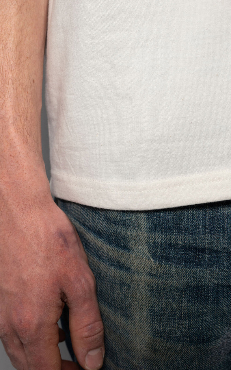 Nudie Jeans Roy Logo Tee Offwhite