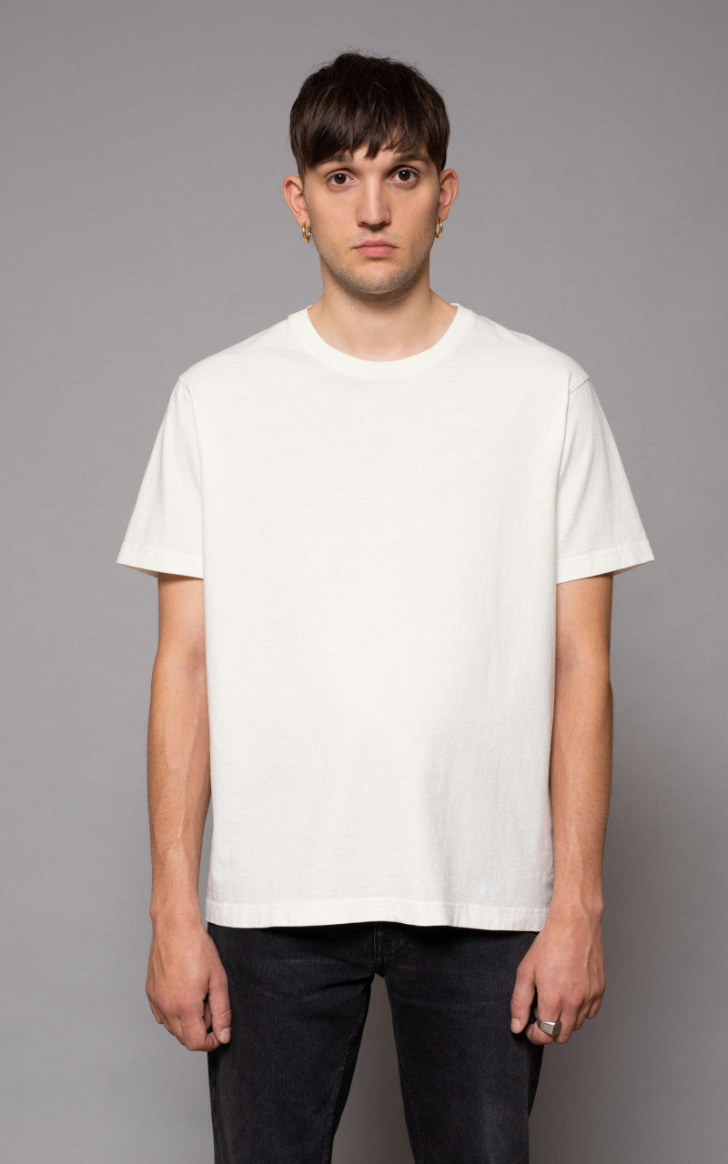 Nudie Jeans Uno Everyday Tee Chalk White