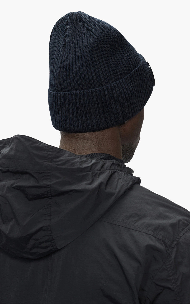 C.P. Company Cotton Goggle Beanie Total Eclipse