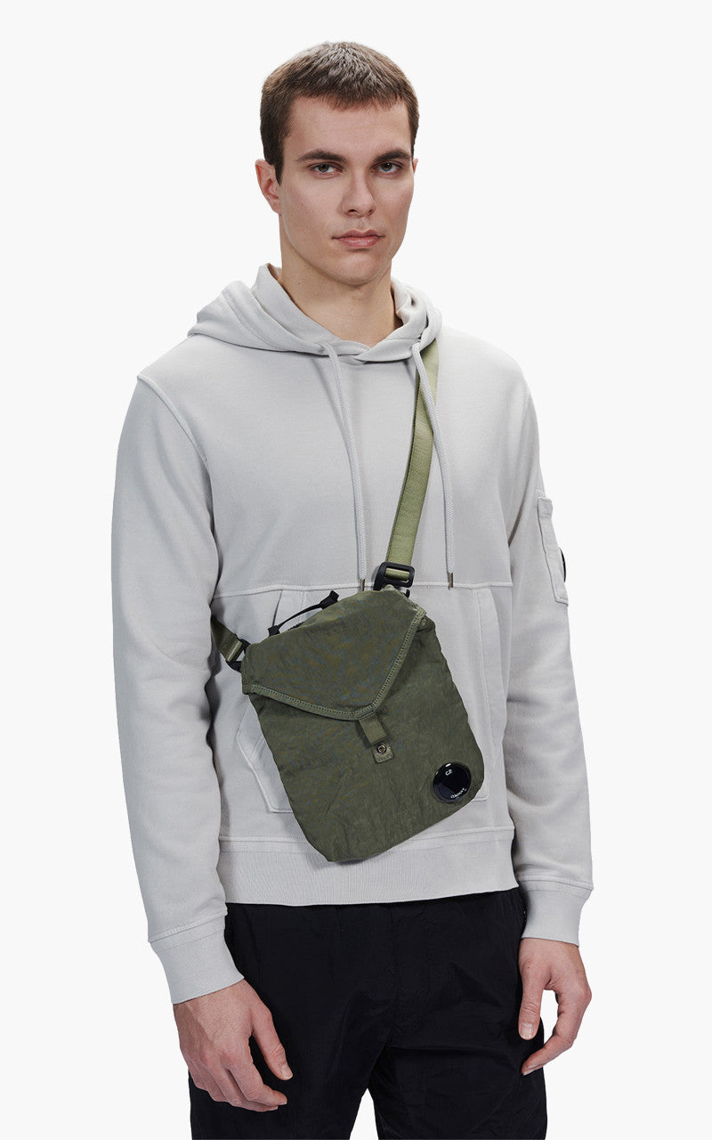 C.P. Company Nylon B Shoulder Pack Bronze Green