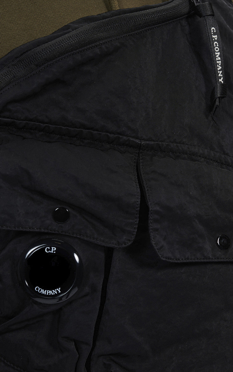C.P. Company Nylon B Single Strap Rucksack Black